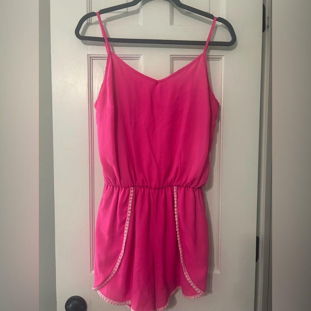 Ing Bright Pink Romper